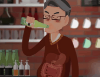 喝酒傷身，小心“干杯”變“肝悲”！